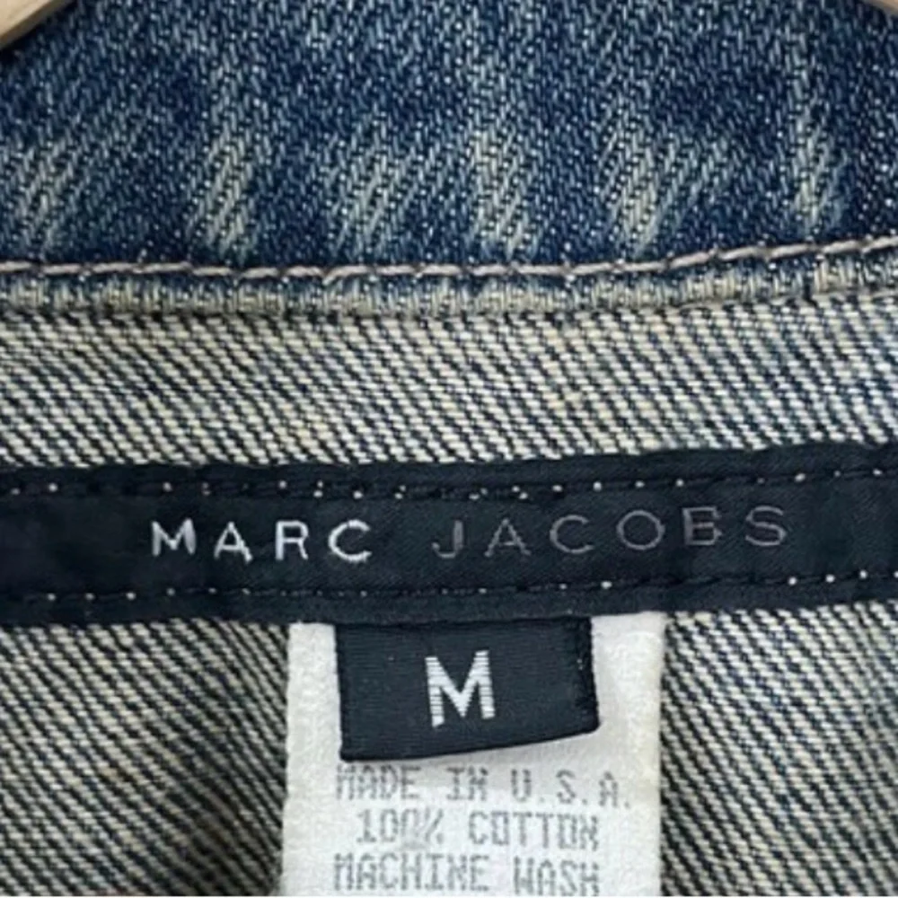 Vintage 90s Marc Jacobs Denim Jean Jacket M - Picture 10 of 10